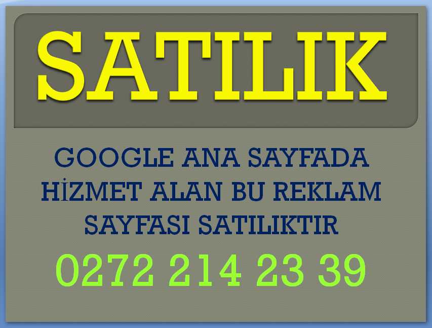 SAYFA SATLIKTIR,