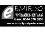 EMİR 32 RENT A CAR Antalyada Şöförlü Lüks Araç Kiralama Firmaları