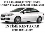 İN TİME RENT A CAR Gülşehirde Kaliteli Araç Kiralama Hizmetleri