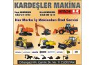 KARDEŞLER MAKİNA Kahramanmaraş Elbistanda İş Makinaları Özel Servisi